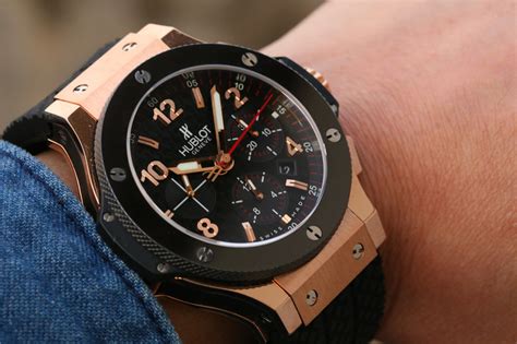 hublot big bang rose gold black ceramic bezel